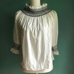 Marcelle Margaux top Elastic Off the Shoulde .